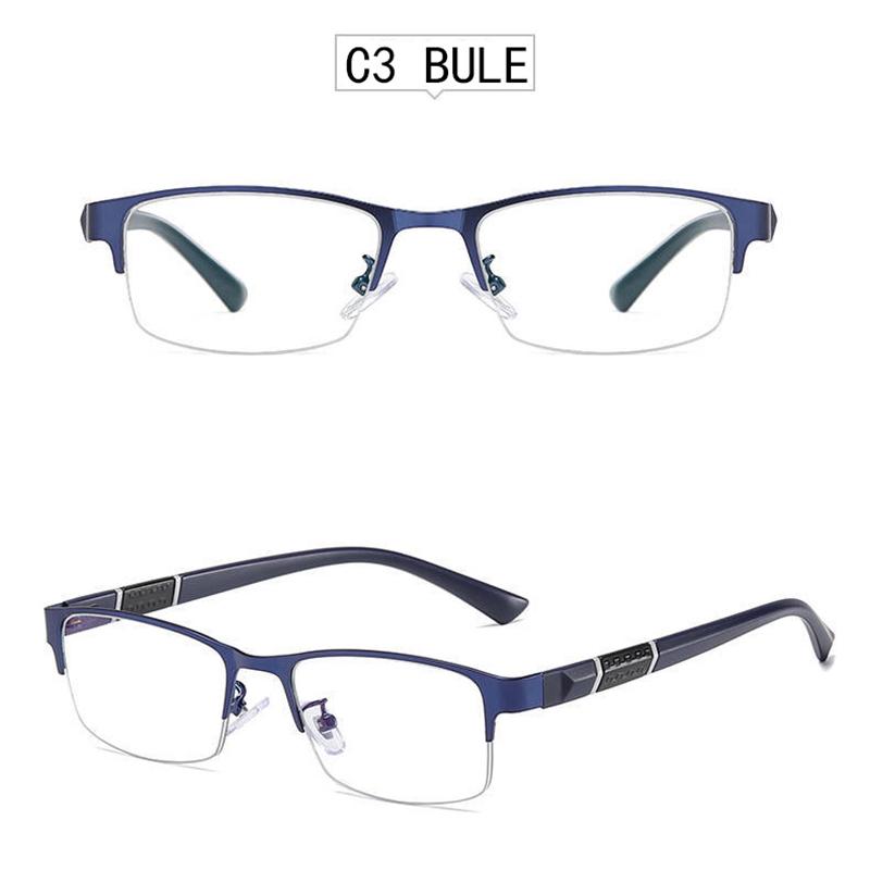 Reading Glasses Men Women High Quality Half-frame Diopter Glasses Business Male Presbyopic Eyeglasses +1.0 1.5 2.0 2.5 3.0 3.5 4