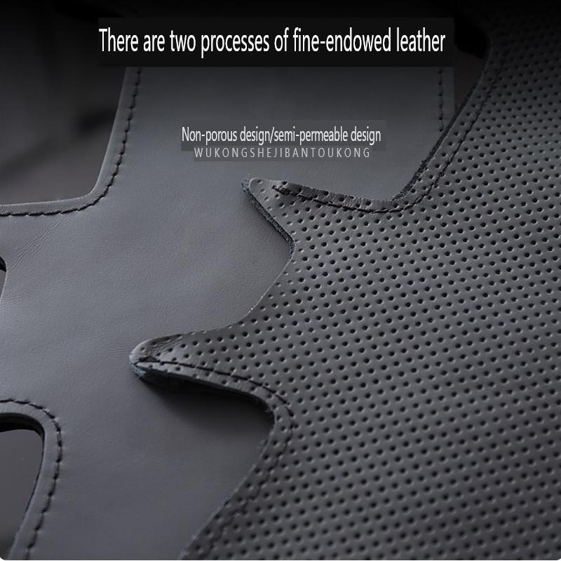 For Toyota RAV4 20-24 Corolla 19-24 Camry 19-23 Car Steering Wheel Cover Manual Sewing Leather Car Accessories Part
