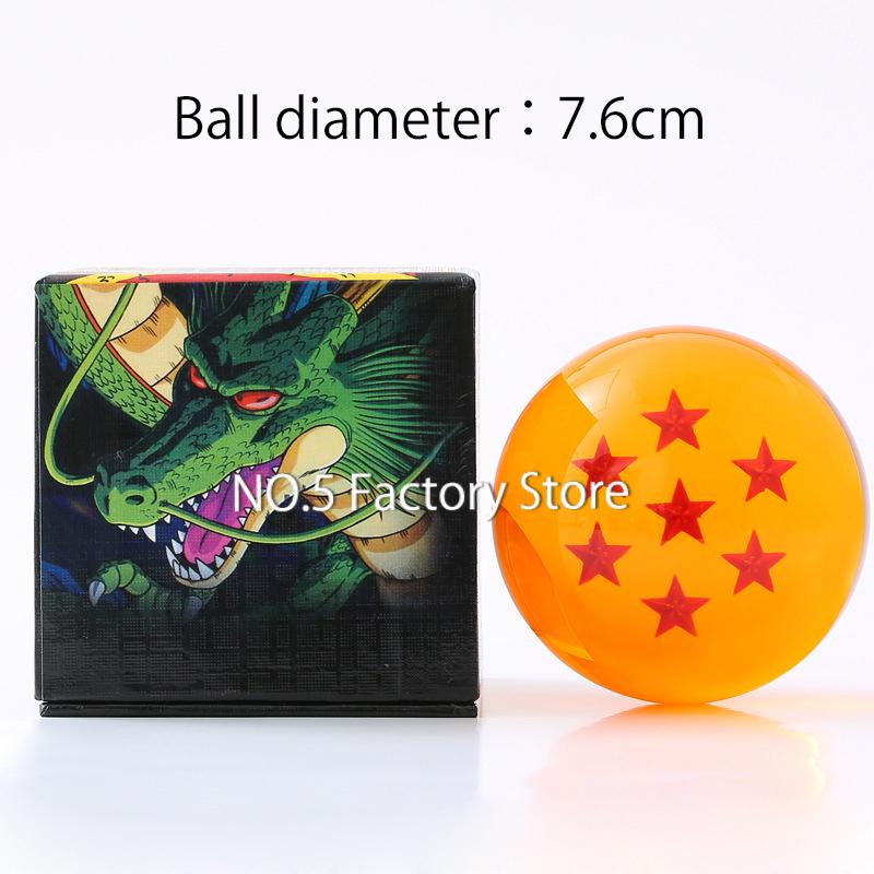 Anime Dragon Ball Z Shenlong Pvc Figures Shenron Porunga And 7 Stars Crystal Ball Dragonball Balls Figurine Collection Model Toy
