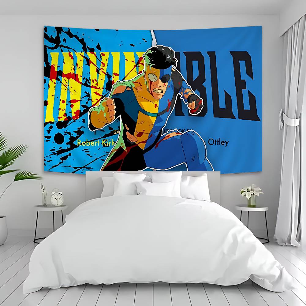 Animation IInvincibles Tapestry Art Printing Japanese Wall Tapestry Anime Wall Hanging Home Decor