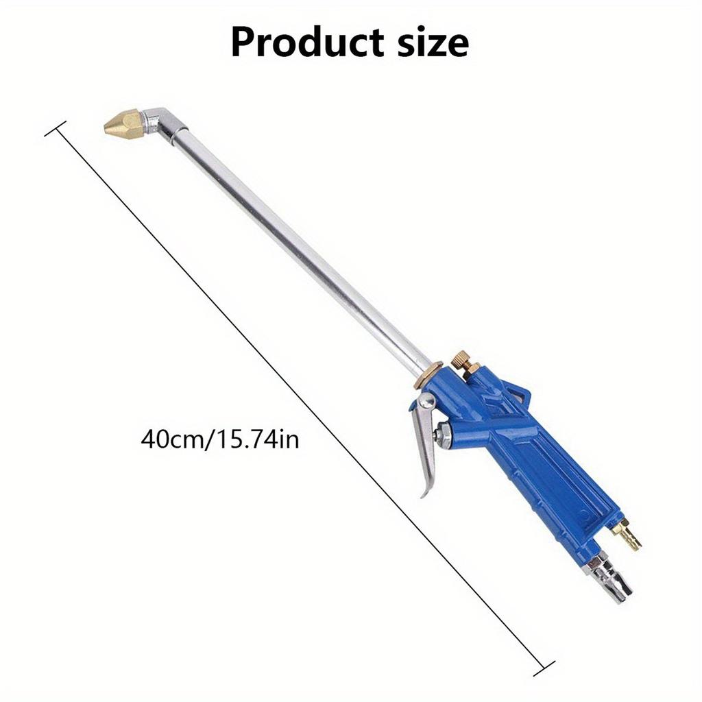 Air Spray Gun Pneumatic Cleaning Tool Adjustable Pressure 109cm Flexible Hose Engine Compartment Cleaner EU