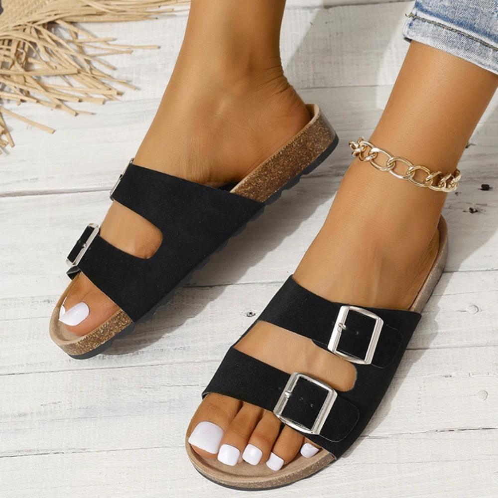Сандалии женские Летняя обувь для женщин Босоножки на платформе Шлепанцы Дизайнерская обувь Женские тапочки Пляжная женская обувь Сандалии 35 чёрный 3727₽