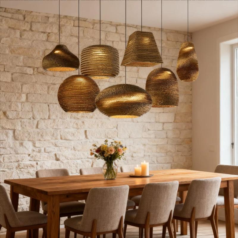 Pendant Light Honeycomb Paper Southeast Asian Creative Zen Chandelier Coffee Shop Restaurant Tea Room Bar Japanese Lighting