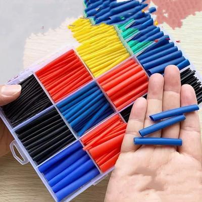 Heat Shrink Tube Kit Thermoresistant Tubing Heat Shrink Wire Wrapping Electrical Connection Cable Insulation Sleeved Protecter