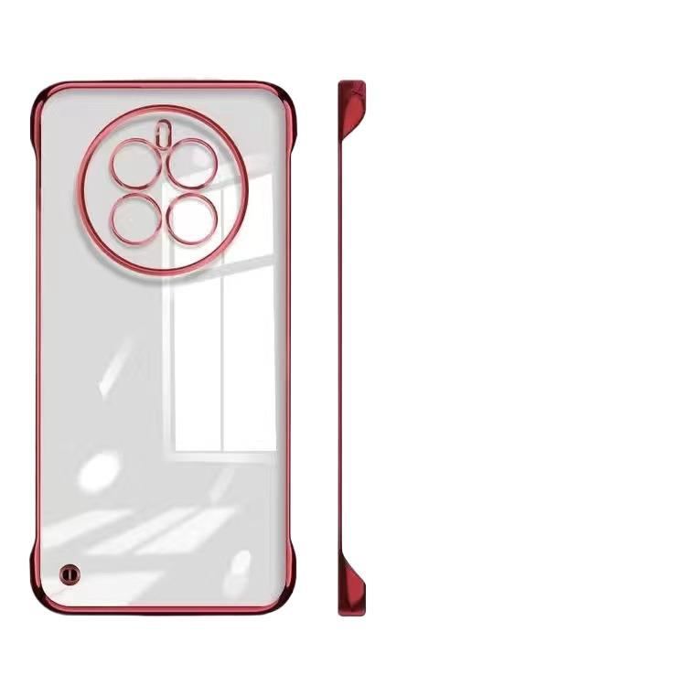 Applicable To Huawei mate80Pro Electroplating Borderless Mobile Phone Case Mate70 Transparent Enjoy 70 Anti-drop Protective Case