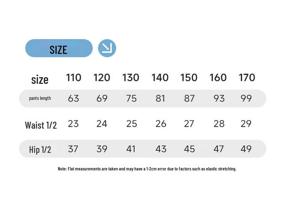 Girls' Ice Silk Breathable Casual Long Pants