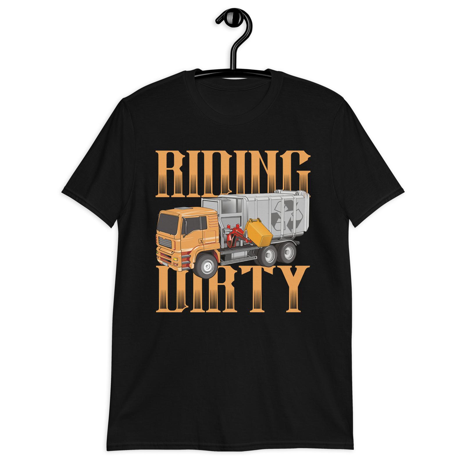 Riding Dirty Shirt Garbage Truck Shirt Trash Truck Driver S разноцветный