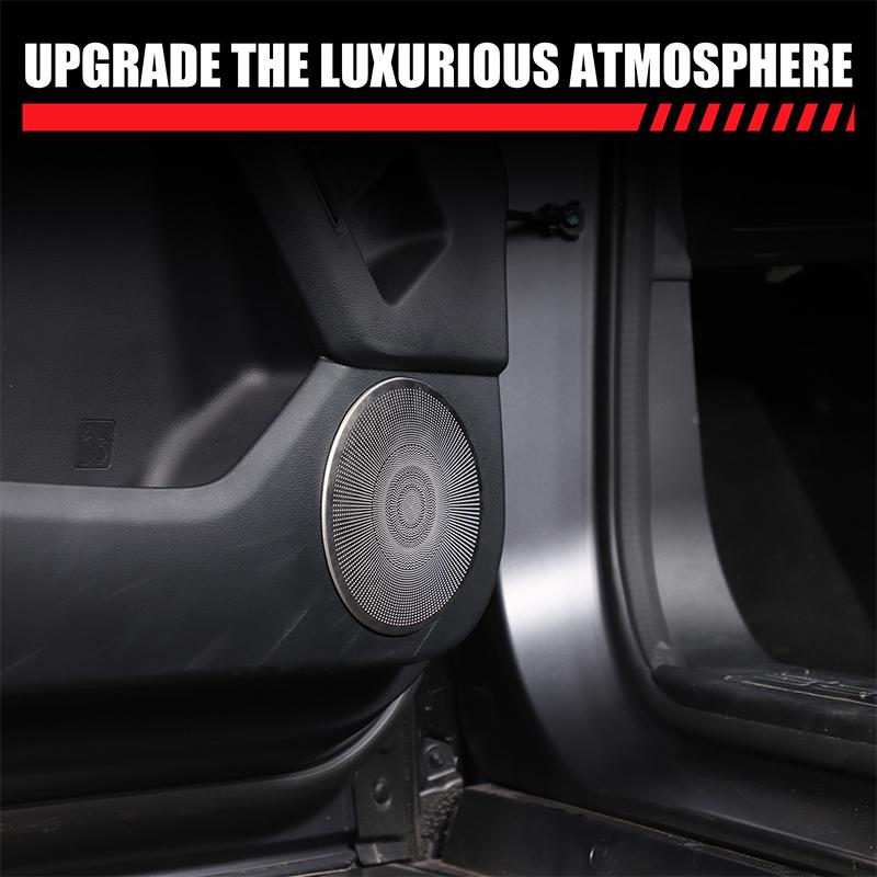 For Great Wall Haval H9 2025 2025 Stainless Steel Silver Car Audio Speaker Cover Door Speaker Cover Horn Trim Accessories