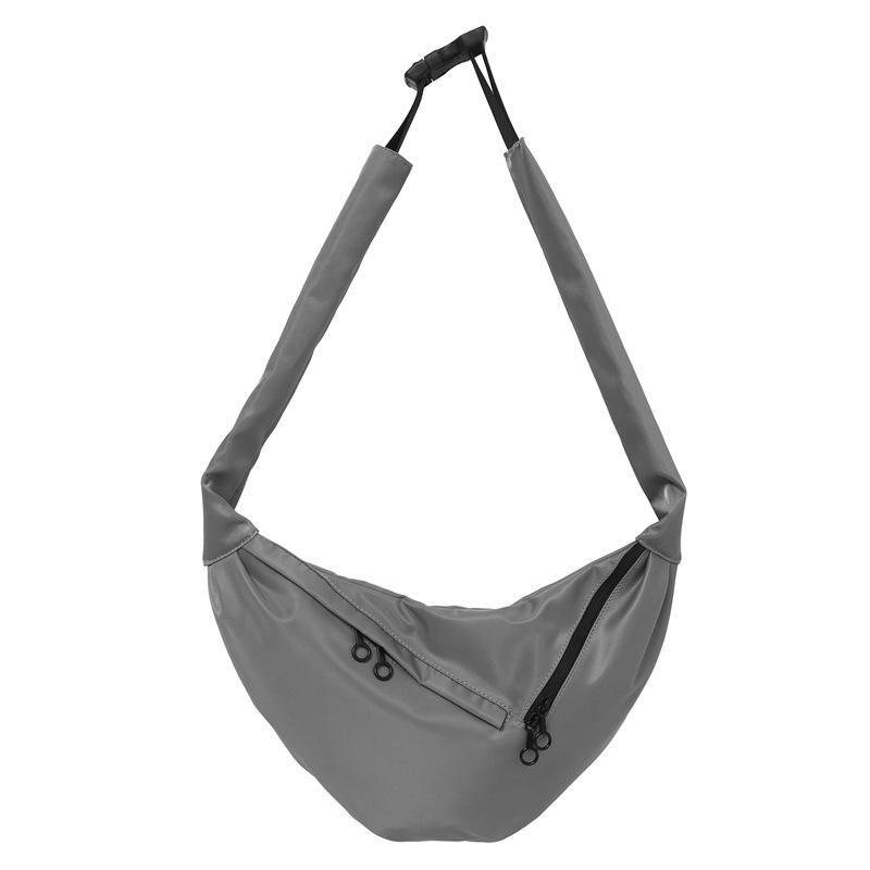 Japanese Trend Fashion Simple Sports Style Dumpling Bag Men and Women the Same Versatile Commuter Nylon Messenger Bag