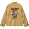 Carhartt WIP Eendenjas Met Geborduurd Eendenpatroon Op De Binnenzak Unisex Jas Kaki I033699-1YH-XX