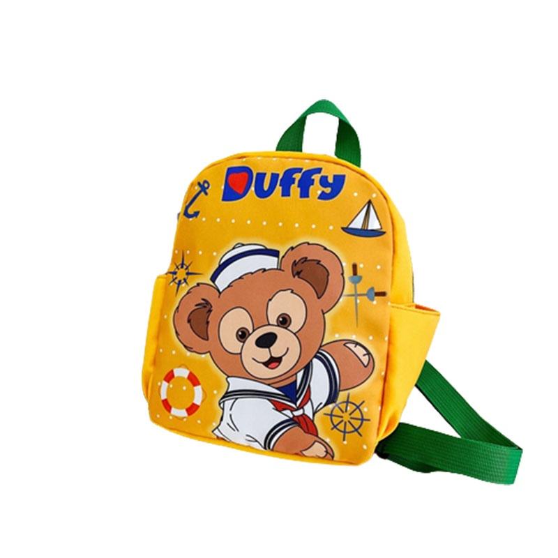 Cute Cartoon Print Nylon Children's Backpack For Boys And Girls Lightweight And Theft-proof