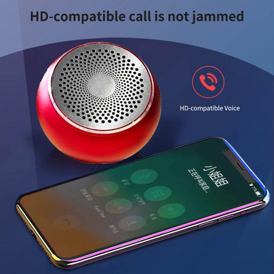Wireless Speaker HiFi Hands-free Calling Support Interconnection Mini Portable Bluetooth-compatible5.0 Stereo Loudspeaker for Car