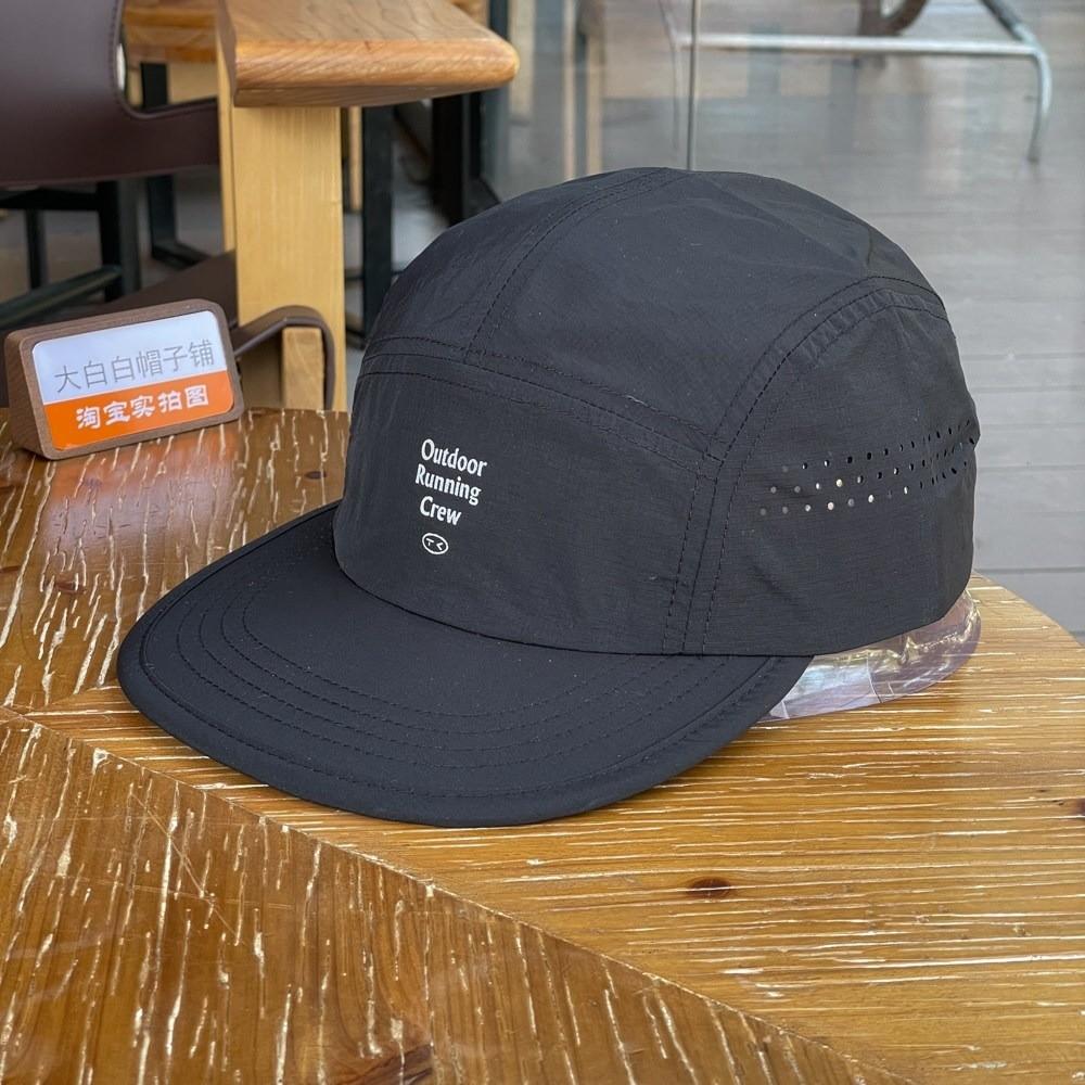 Breathable Quick-drying Baseball Caps Mesh Sun Hat Unisex Flat-brim Sports Cap Outdoor Sports
