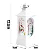 Christmas Snowman Santa Reindeer LED Lantern Night Light for Desktop Decor Holiday Gift Idea Festive Glowing Ornament