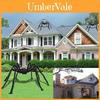 Giant Realistic Black Spider With Creepy Red Eyes Perfect For Halloween Decoration