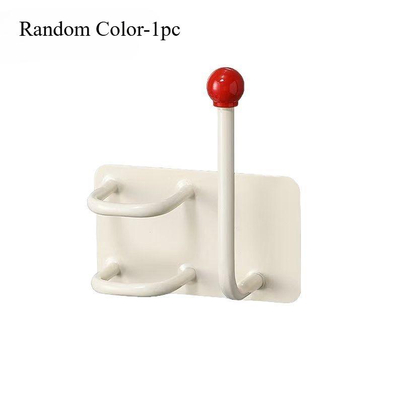 

1pc Wall Coat Hook Coat Key Hook Living Room Bedroom Storage Hook Wall Non-marking Decoration Multi-functional Hook Accessories