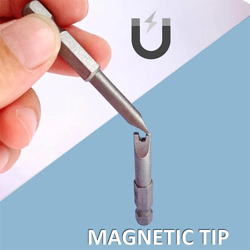Screwdriver Bit Set 1/4'' Hex Shank Triangle U-shaped Y-shaped Three Points Special-Shaped Bit Set Hexagonal Interface