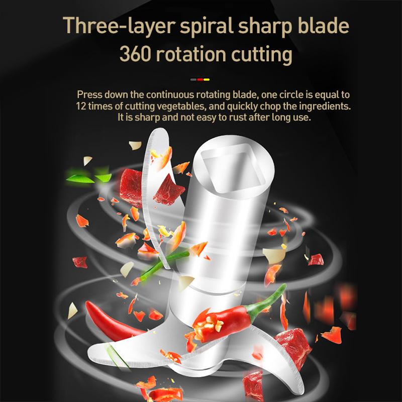 Tlačný ručný mlynček na mäso Drvič potravín Drvič na zeleninu Ovocie Multifunkčný kuchynský sekač Drvič na cesnak