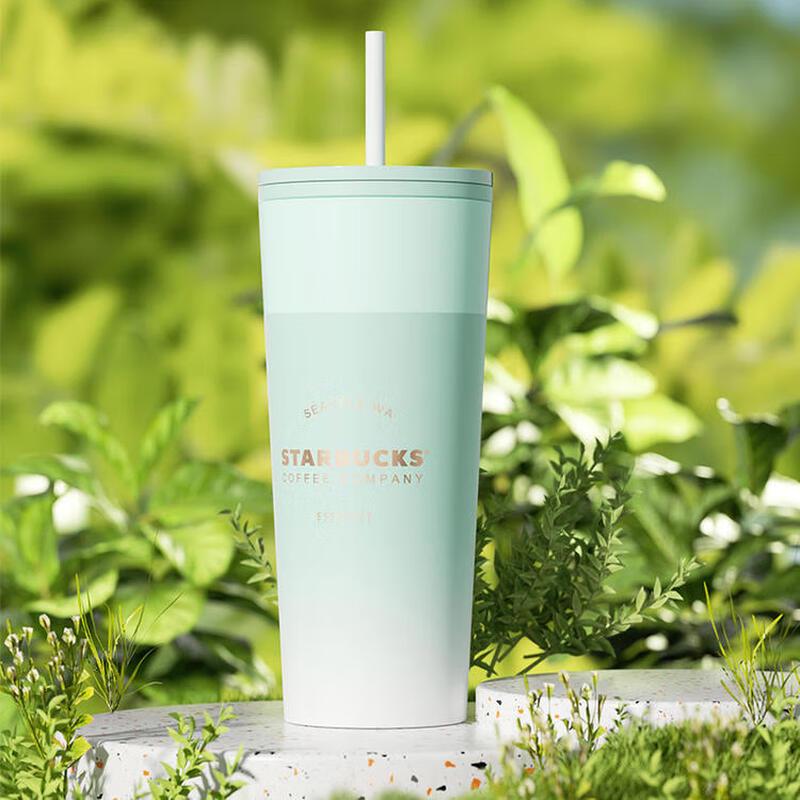 

Starbucks Mint Green Stainless Steel Straw Tumbler