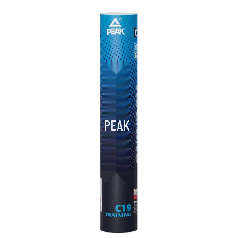 Peak C19 Goose Feather Badminton Shuttlecocks (12-Pack)