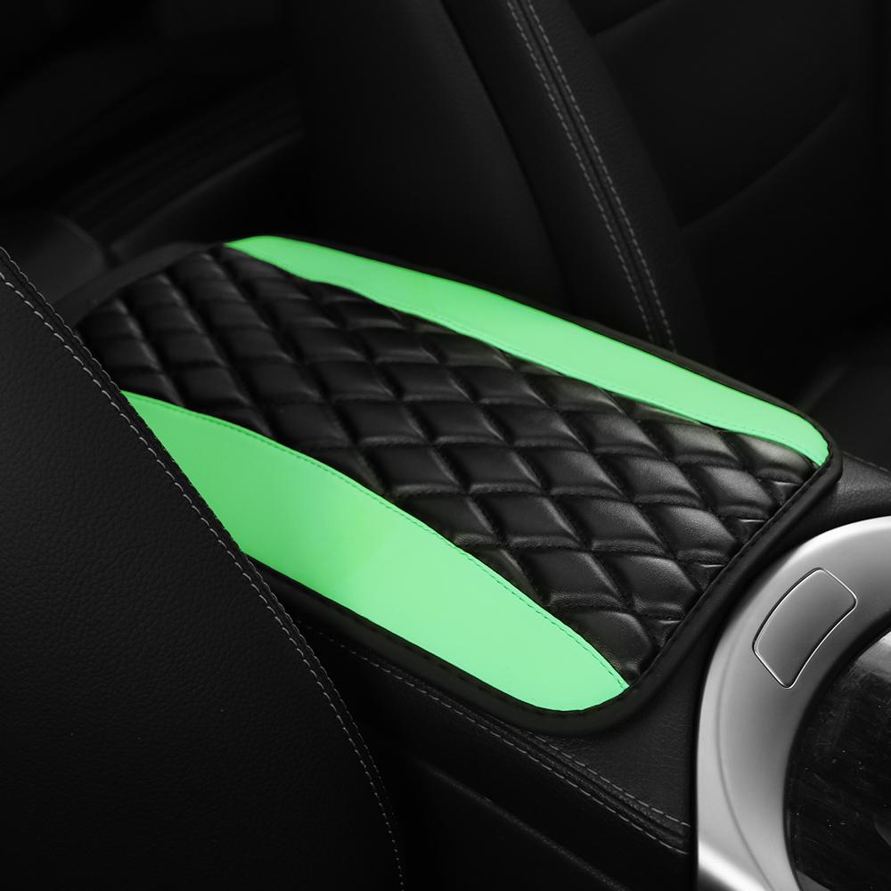 A Three-dimensional Nappa Leather Embroidered Car Armrest Cushion for Dust-proof, Dirt-proof and Water-resistant Car Interiors