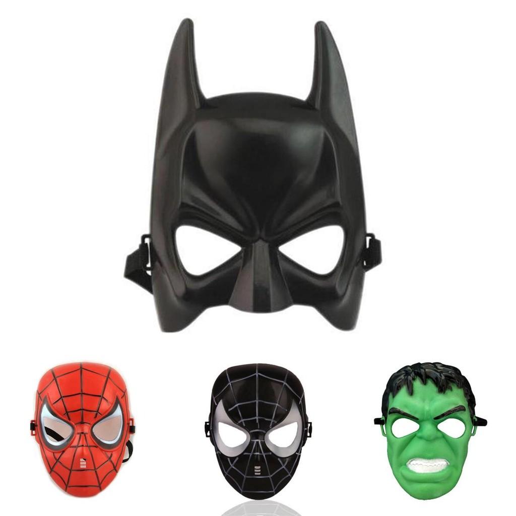 Avengers Themed Hulk Iron Man Full Face Mask For Superhero Kids Cosplay