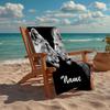 Custom Name Ultra-Soft Beach Towel with Lion Theme,Ideal for Pool - Camping, Diving - Perfect Travel Essential, Vibrant Beach Towel.