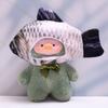 For 14cm Lulu the Piggy Headwear Cape Fashion Doll Clothes Color Match Hoodies Dolls Accessories Cute Decoration Little Clothes