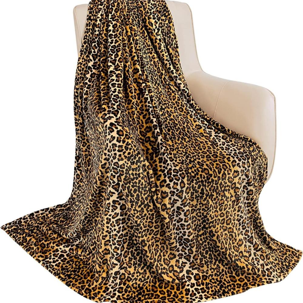 1PC Hot Pattern Cheetah Cow Zebra Flannel Blanket Throw Home Sofa Lunch Break Blankets Children Student Blankets Nap Gifts