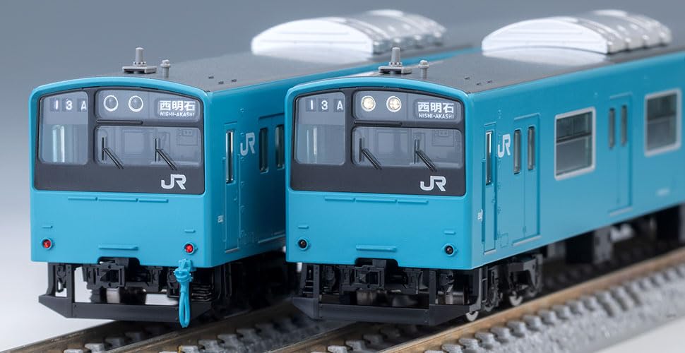 TOMIX N-Spur JR 201 Serie JR West 30N Aktualisierter Zug Himmelblau Set Modellbahn 98855