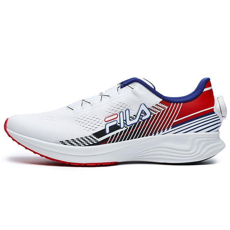 FILA Energy Boa Professional Sports Fabric TPU Wear-Resistant Lightweight Low-Top Running Shoes Men sneaker White A12M231112FWA