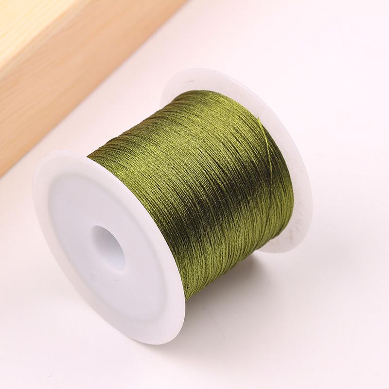 Boting Feines Nylon Eisseide Quastenfaden für Handgemachte Stickerei