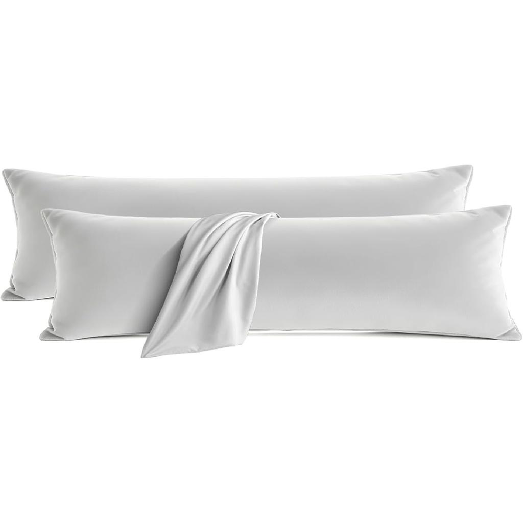 Q&J Fabric Co. Bedding Pillow Cases Standard Size Set of 2 – Soft Brushed Microfiber Pillow Cover, Wrinkle-Free, Fade-Resistant, Envelope Closure