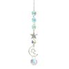 Star Sun Catcher Faux Crystal Prism Rainbow Maker Stars And Moon Colorful Hanging Suncatcher for Window Home Garden Decoration
