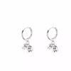S925 Silver Lily Flower Dangle Earrings - Luxury Niche Design, High-Class Forest Style for Women