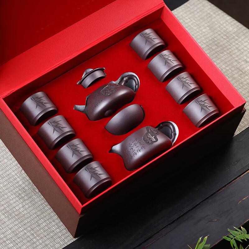 Jiang Xudong Shede Zisha 'Stone Ladle' Tea Set