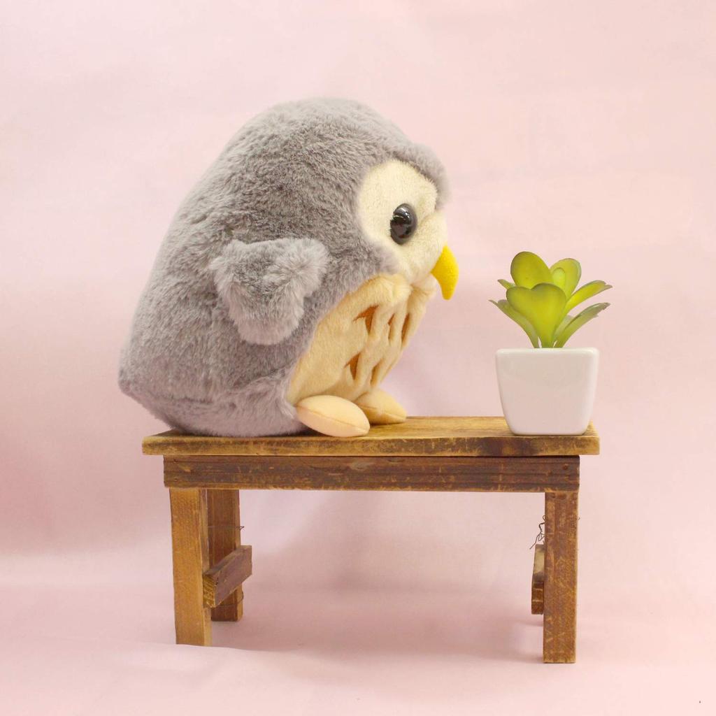 Take Off Lucky Owl Medium Grey