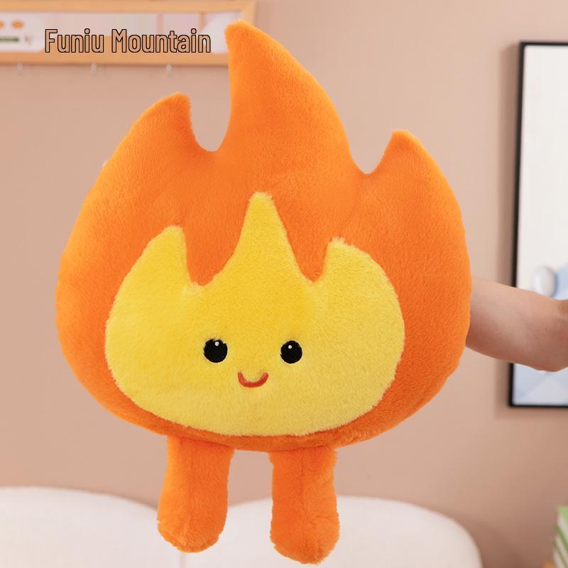 Little Flame Plush Toy – Reigniting Spark Hugging Pillow & Home Cushion