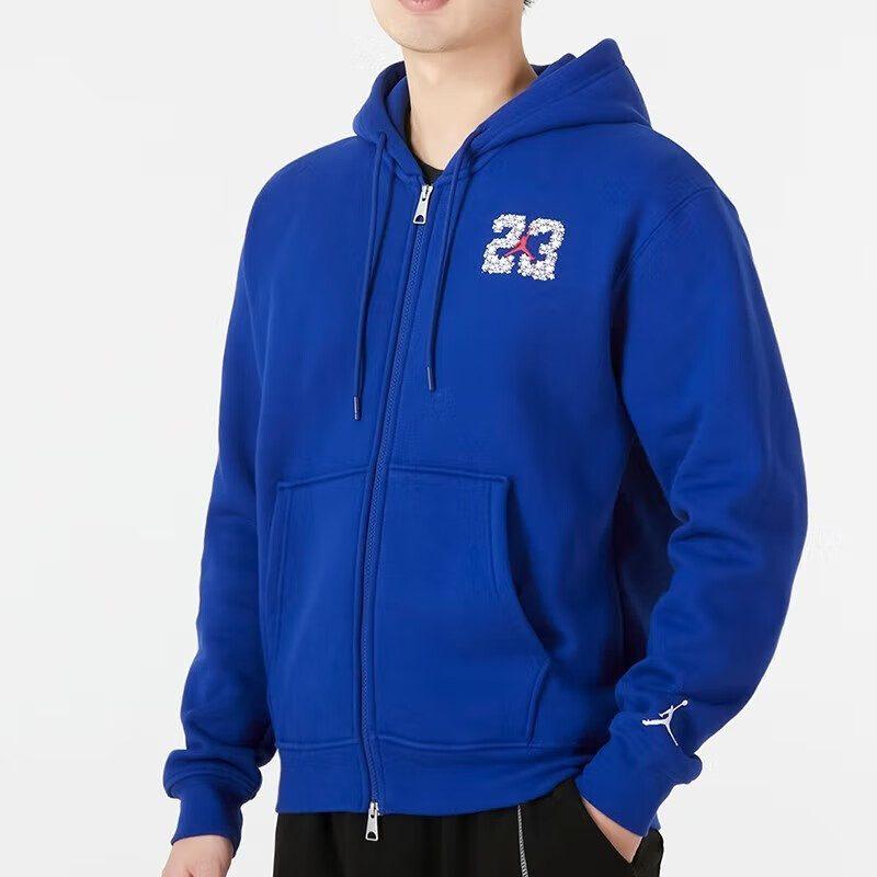 Jordan Jackets Men's Blue Hooded Moderate Other DR6424-455