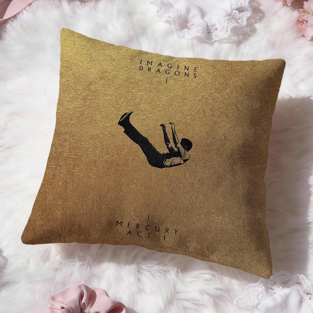 Band I-Imagine DragonsS Cushion Cover Premium Comfort Reversible Pillow Cove -Two in One Design for Any Room & Car Interior