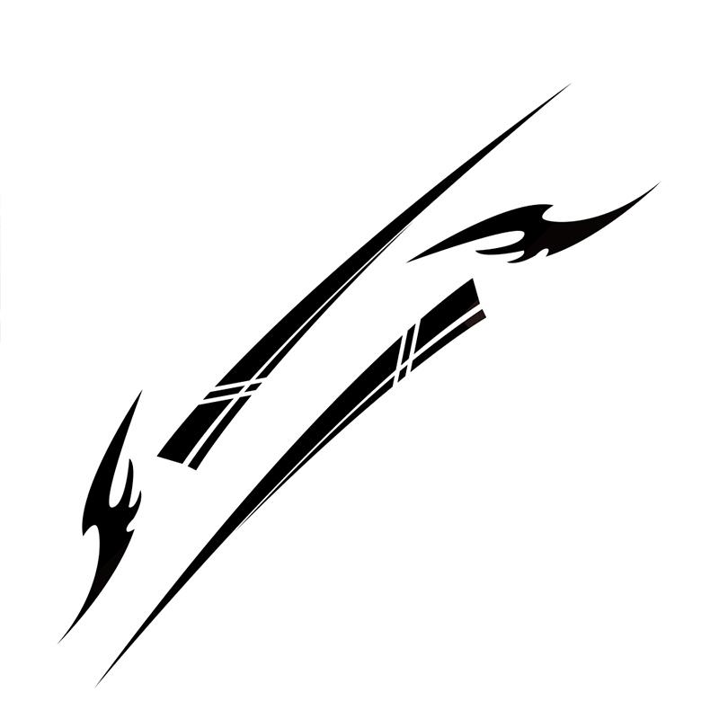Car Hood Cover And Door Sticker Car Body Vinyl Film Decals Long Racing Sports Graphics Tuning Accessories For Honda Civic