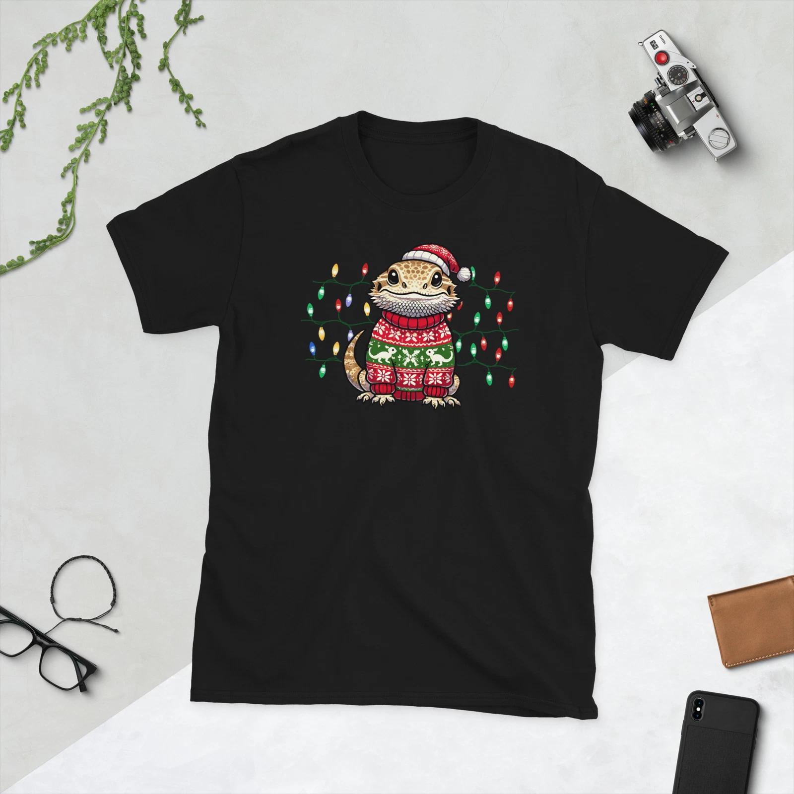 Bearded Dragon Shirt Christmas Light S