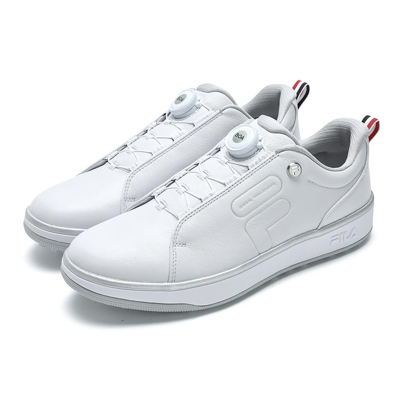 Fila GF 1911 Trainer Cushioning, Wear Resistant Low Top Golf Shoes Men's FILA White A12M431703FWT