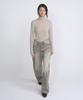 VENIO Fitted High-Neck Top_Mist Gray-Vnf26051
