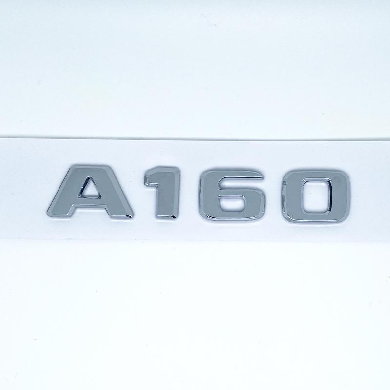 3D Buchstaben A180 A200 A220 A250 A260 A180d A220d 4Matic ABS Emblem für Mercedes Benz A Auto Kofferraum Heck Logo Aufkleber