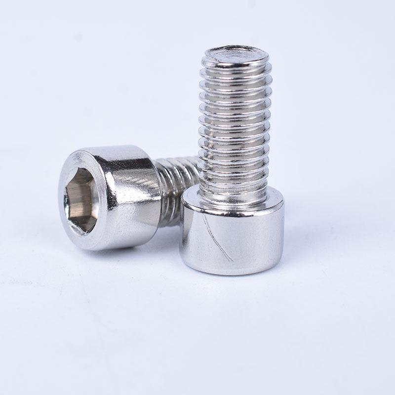201 Stainless Steel M3/M4 Hex Socket Cap Screw - Round/Cup Head for Bicycles