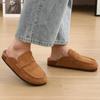 Fashion Crestar Fashion Clogs For Women Suede Leather Mules Slippers New Solid color Classic Antislip Cork Clogs Shoes With Arch Support