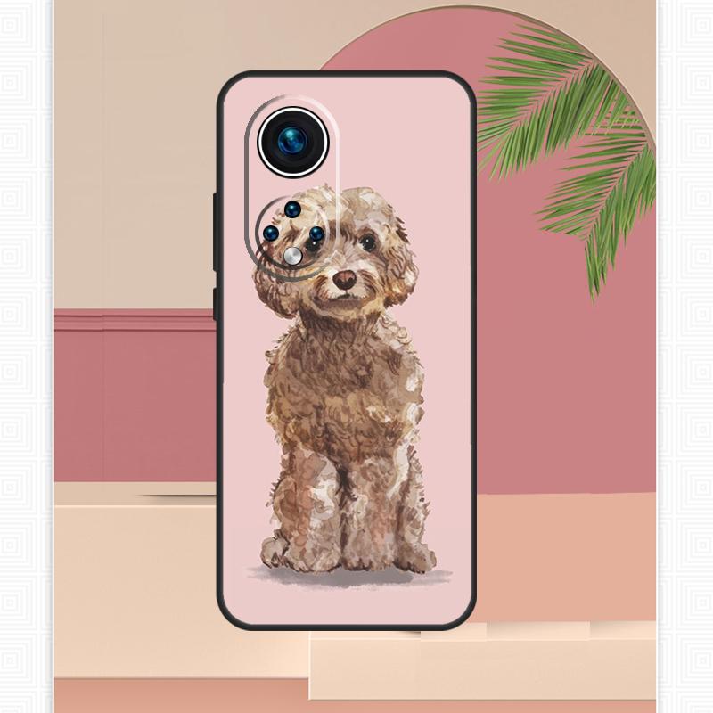 Brown Cockapoo Case For Honor Magic 5 6 7 8 Pro Honor X9c X9b X9a X8b X8a X8c 50 70 90 400 200 Lite Cover