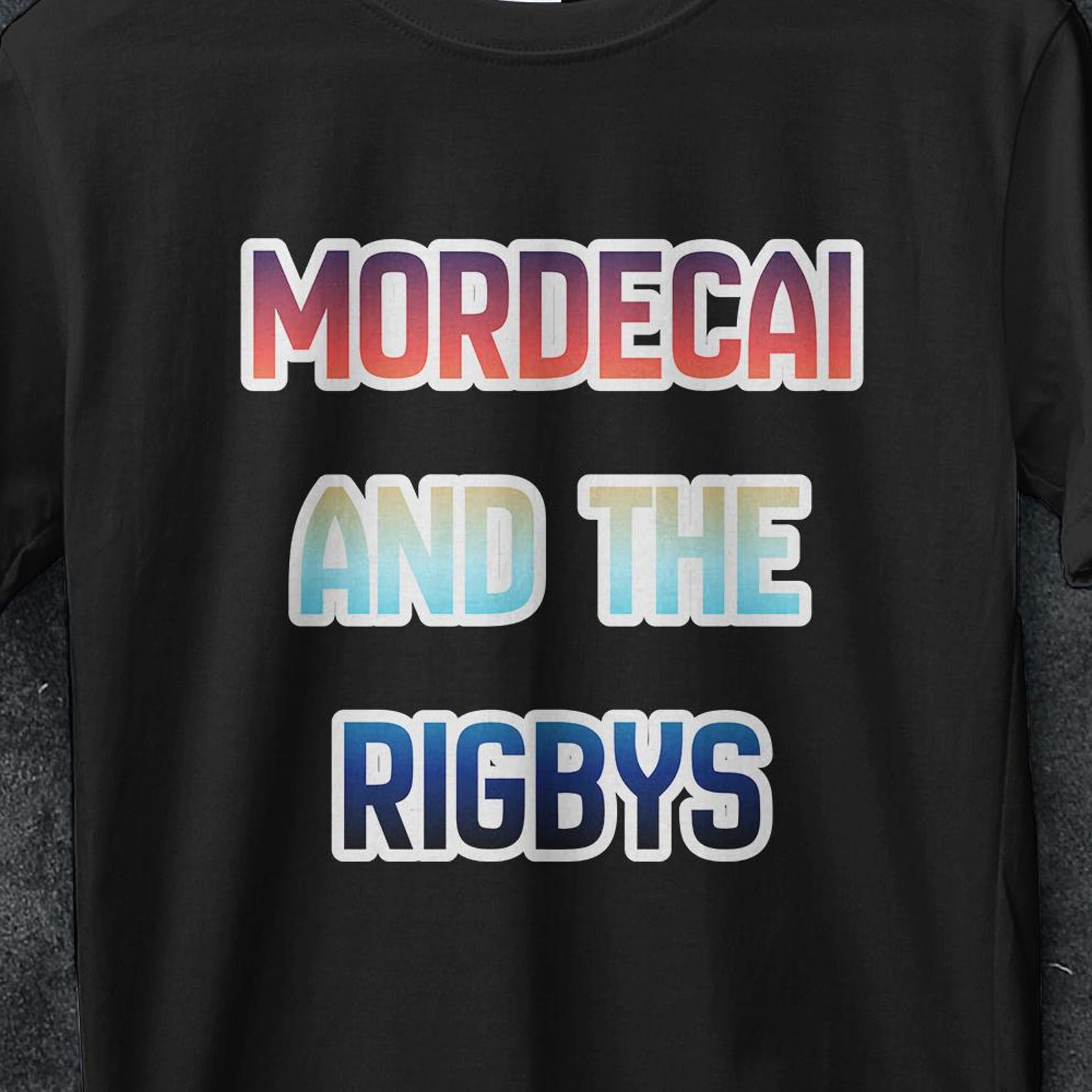Mordecai and the Rigbys ringer t-shirt, Mordecai and the Rigbys t shirt, Ringer shirt, Ringer Tee, ringer t shirt, Cosplay Shirt, gifts tee S