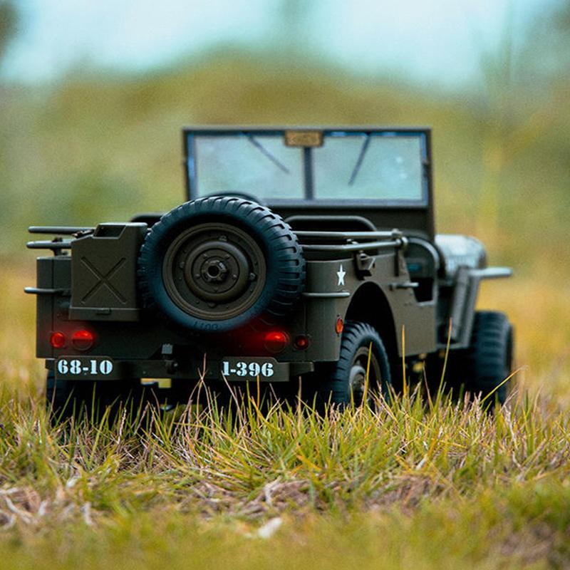 C8815 Remote Control Truck 4x4 Off Road 1/10 RC Truck Purpose Vehicle War Offroad RC Crawler Car Army Toy Boy All Terrain Car